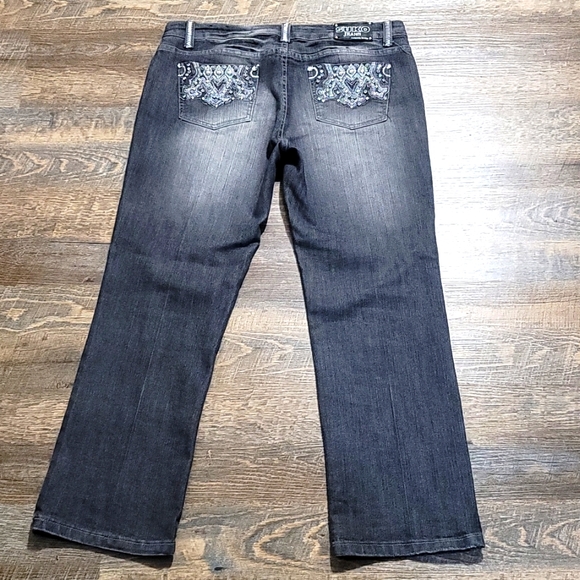 Gently Loved women's jeans by suko jeans size 12 loads of jewels blue/black fade - Picture 13 of 16